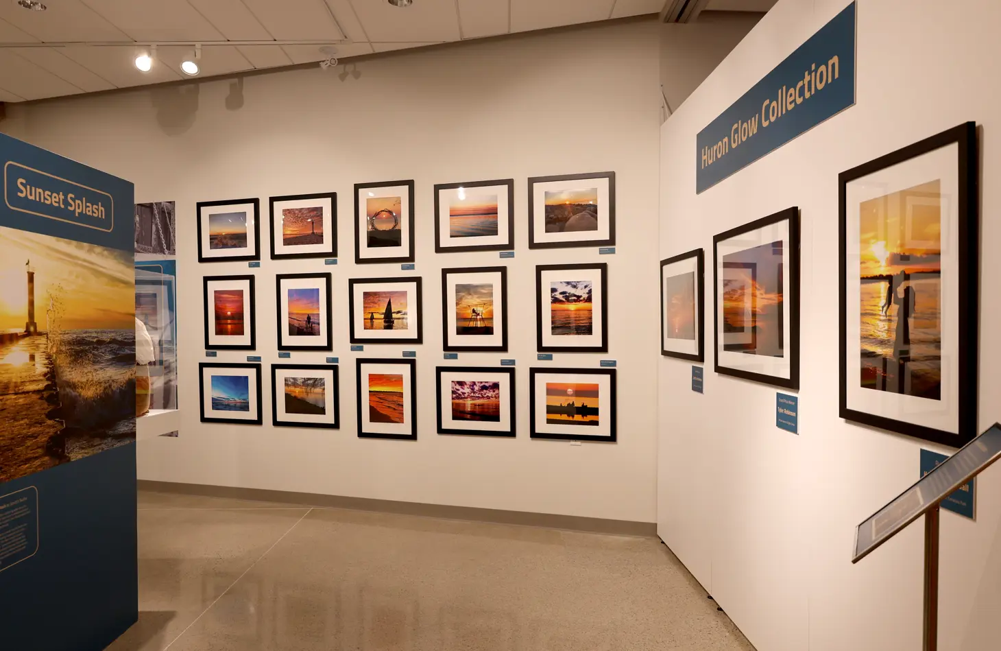 Bluewaterland exhibit installation image.