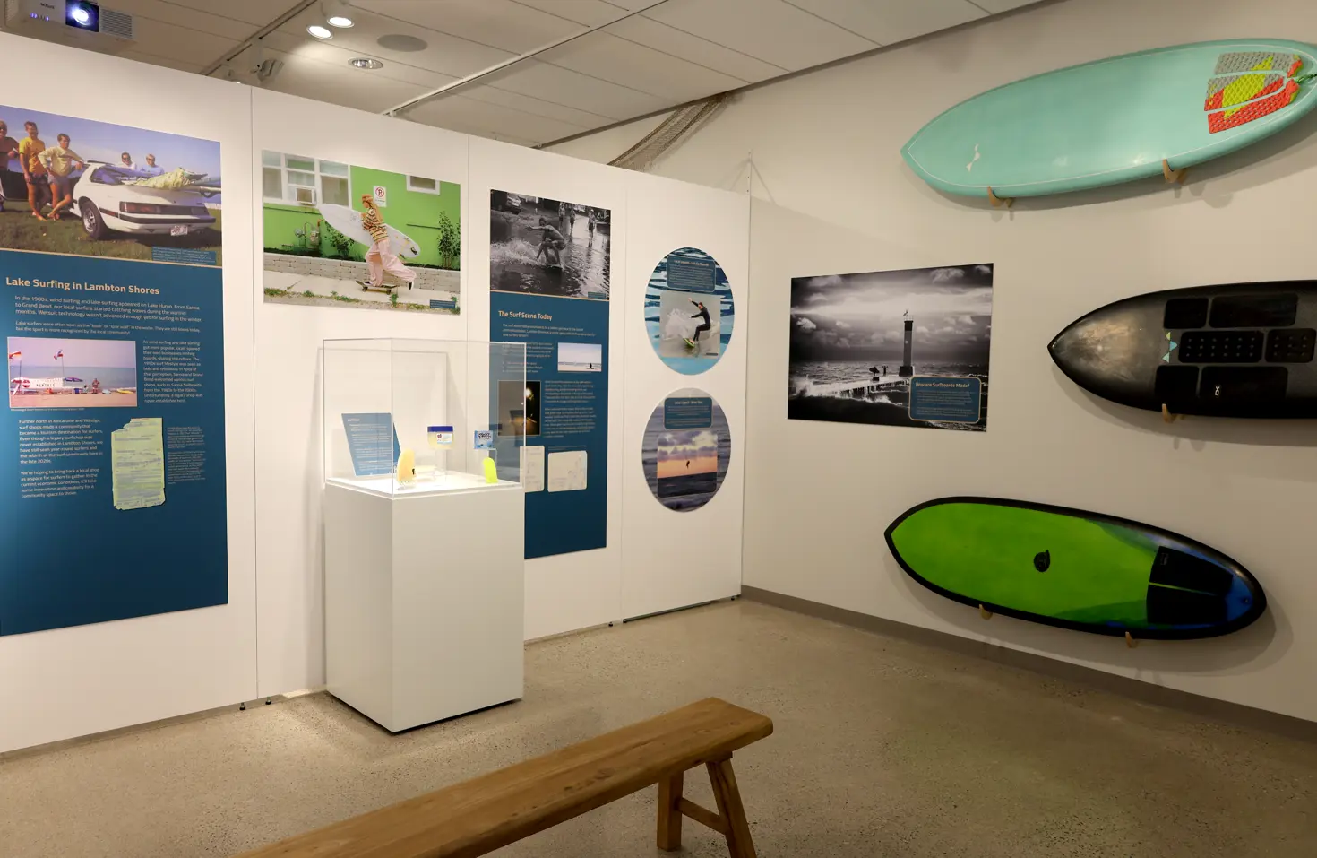 Bluewaterland exhibit installation image.